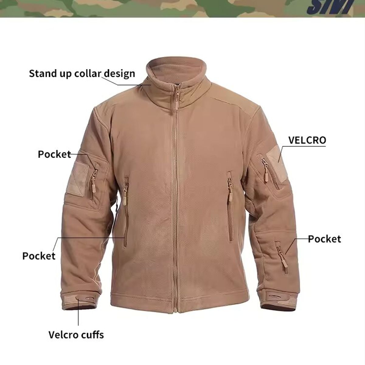ASTR - Polar Chaqueta Polerón Micropolar Táctico