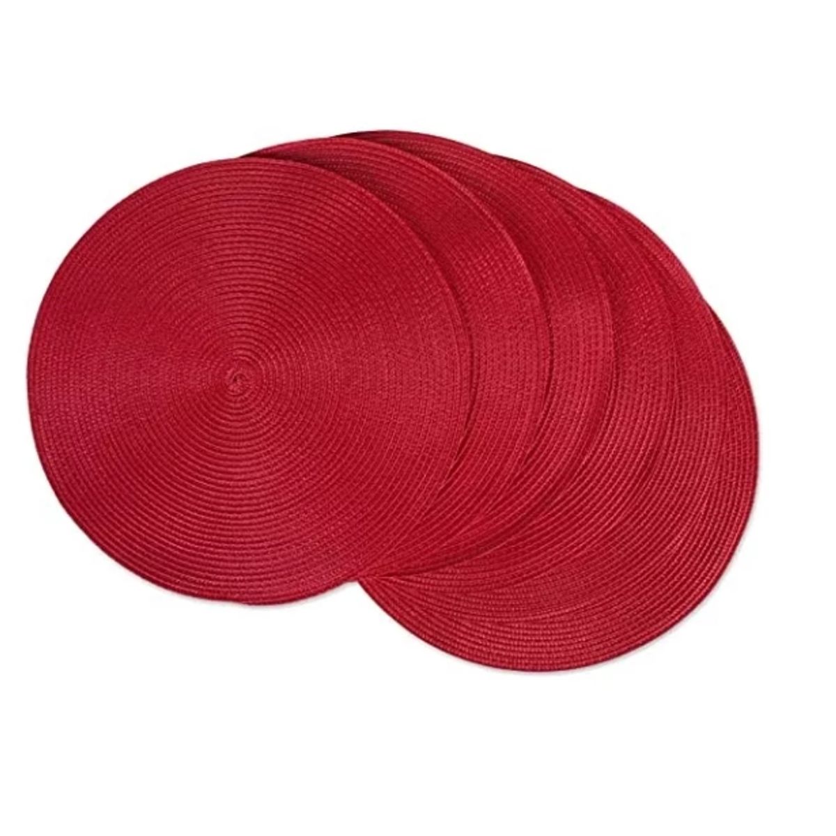 GENERICO - Set 6 Individuales Redondos Trenzados 38 Cm