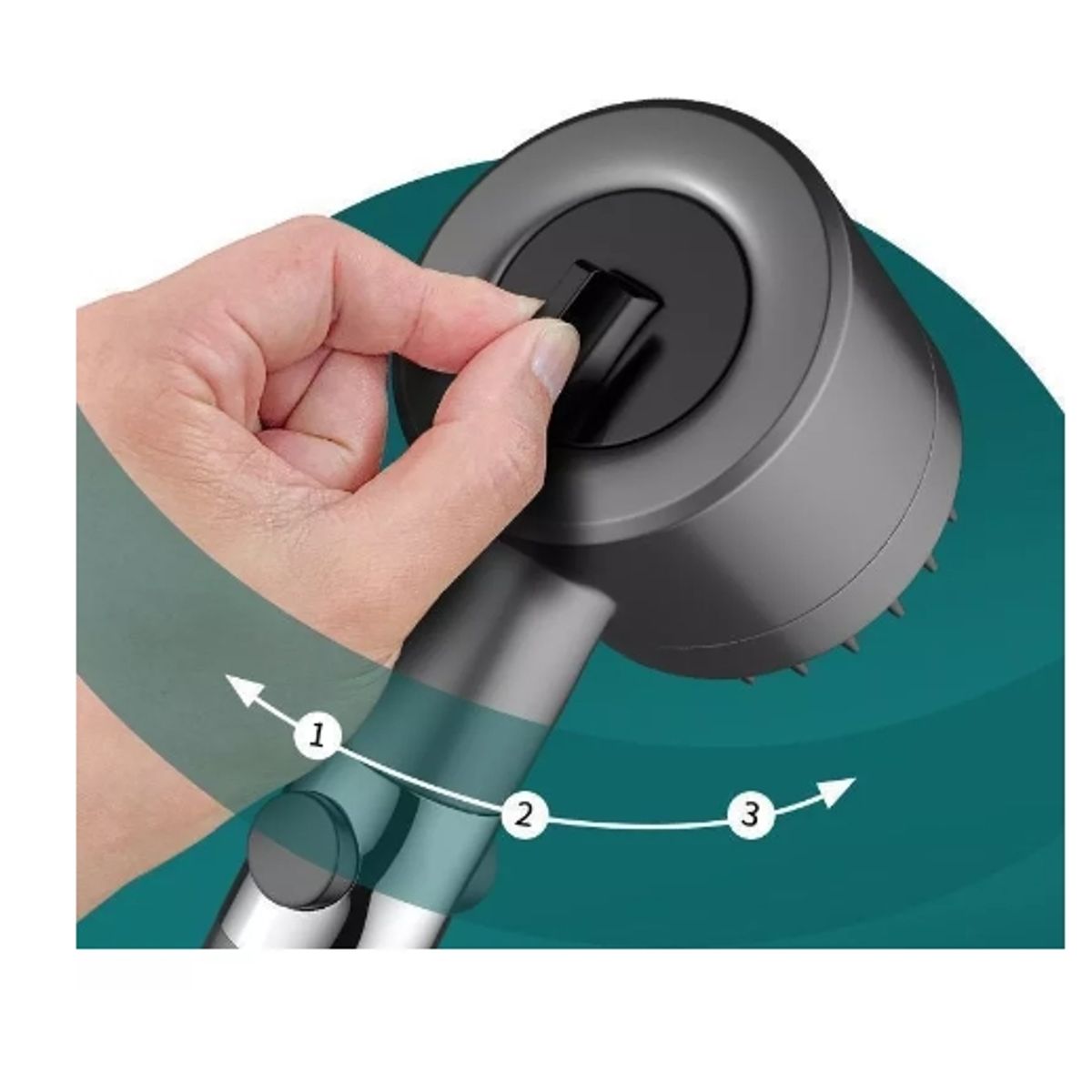 GENERICO - Kit De Cabezal De Ducha De Lluvia De Alta Presión Para Baño