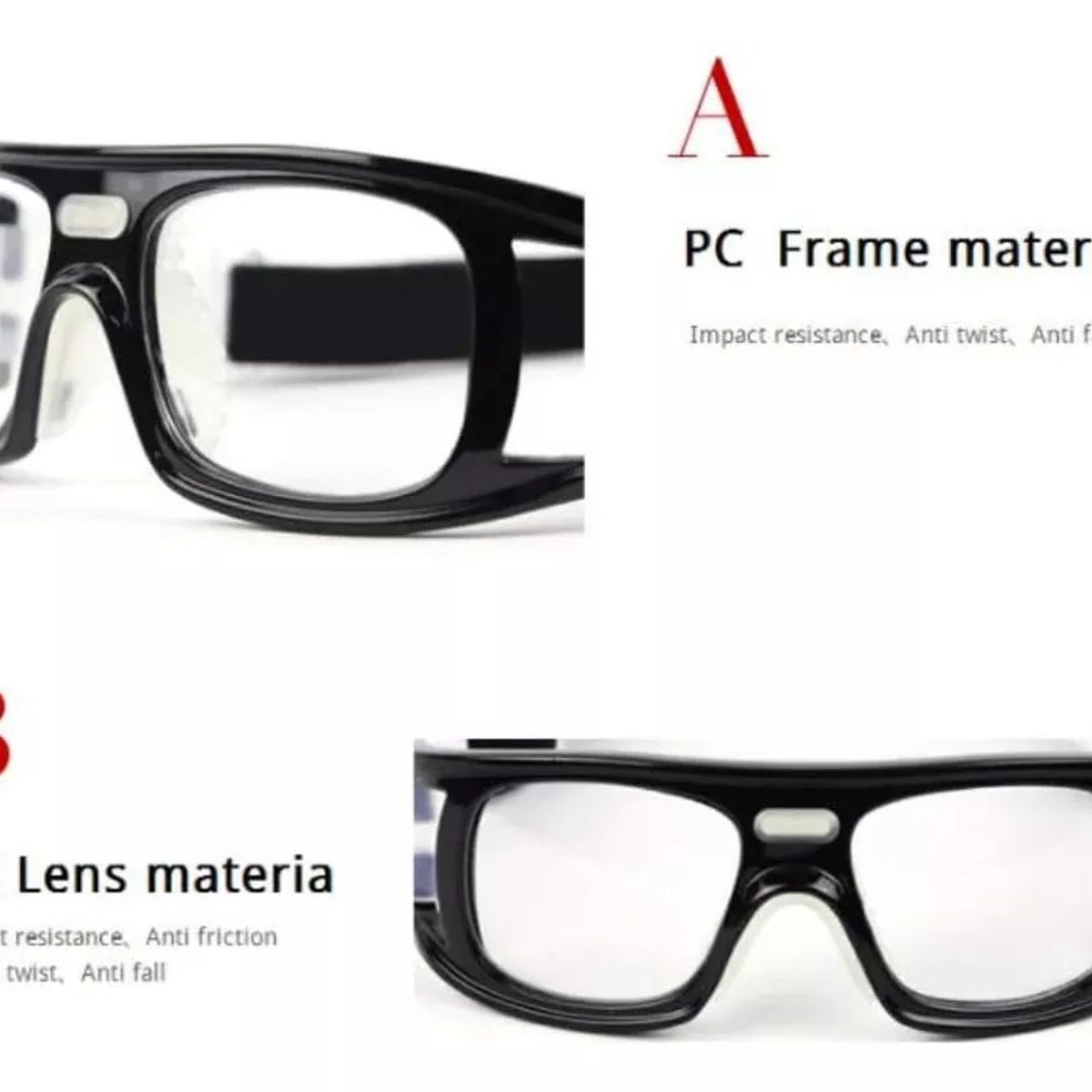 KUANGYE - Antiparra Lentes Goggles Seguridad Aviator Transparentes Antiempaño