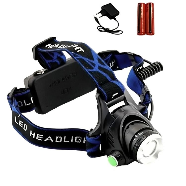 Linterna Frontal Led Cabeza Recargable 1600 Lumenes