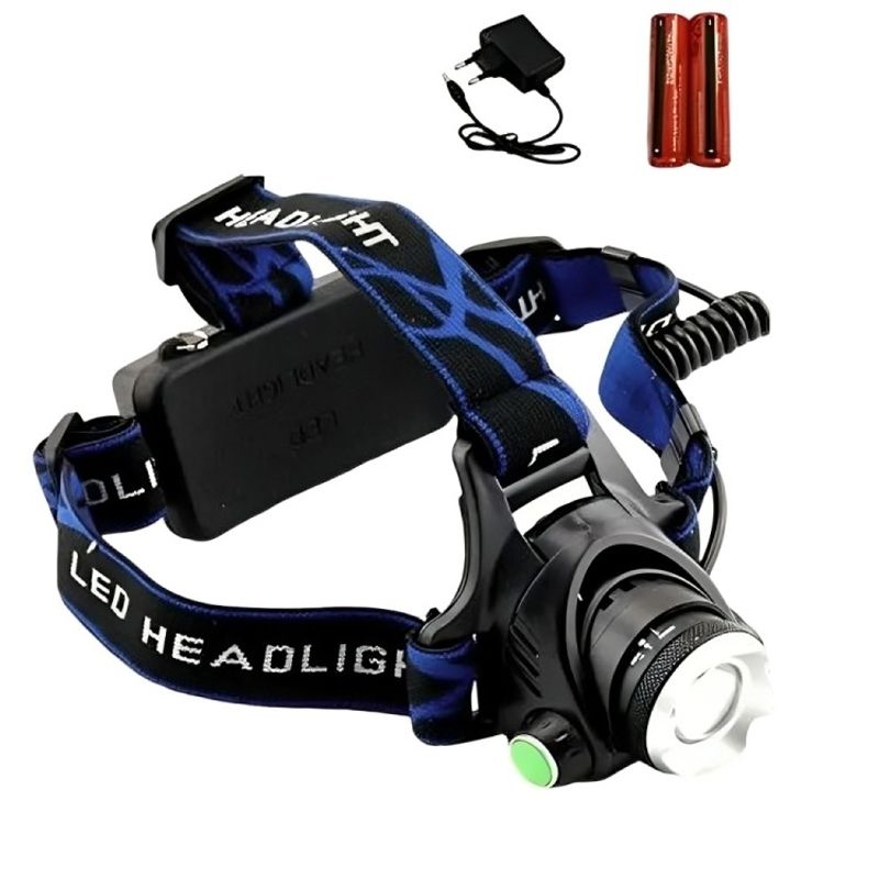 OEM - Linterna Frontal Led Cabeza Recargable 1600 Lúmenes