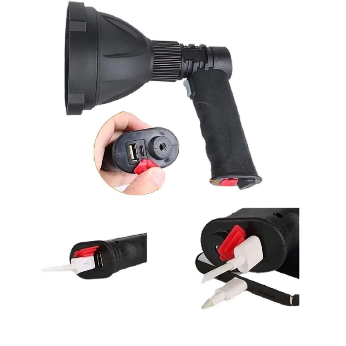 OEM - Linterna Super Brillante 1200lm Recargable Caza Camping