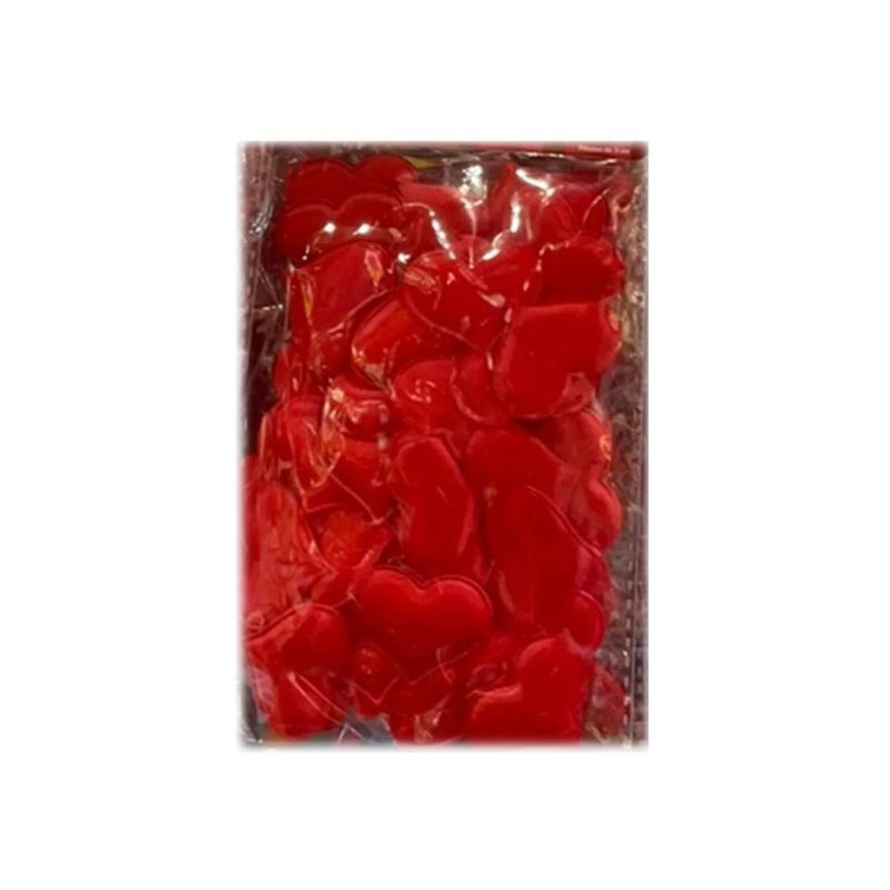 GENERICO - Pétalos Forma de Corazón 100 Pcs Color Rojo 2 cm