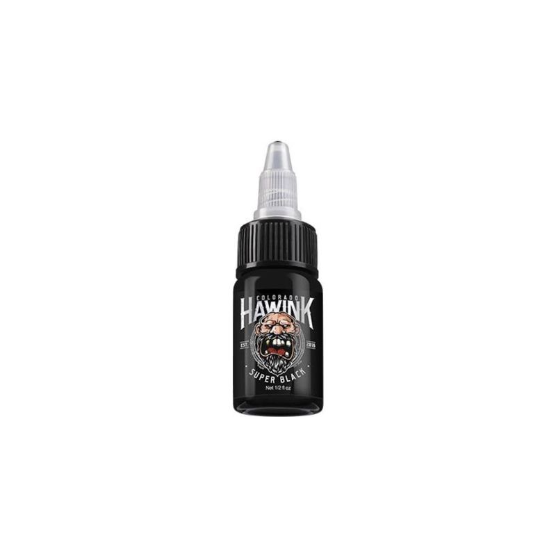 GENERICO - Tinte Para Tatuajes 15 ml Super Black Hawink