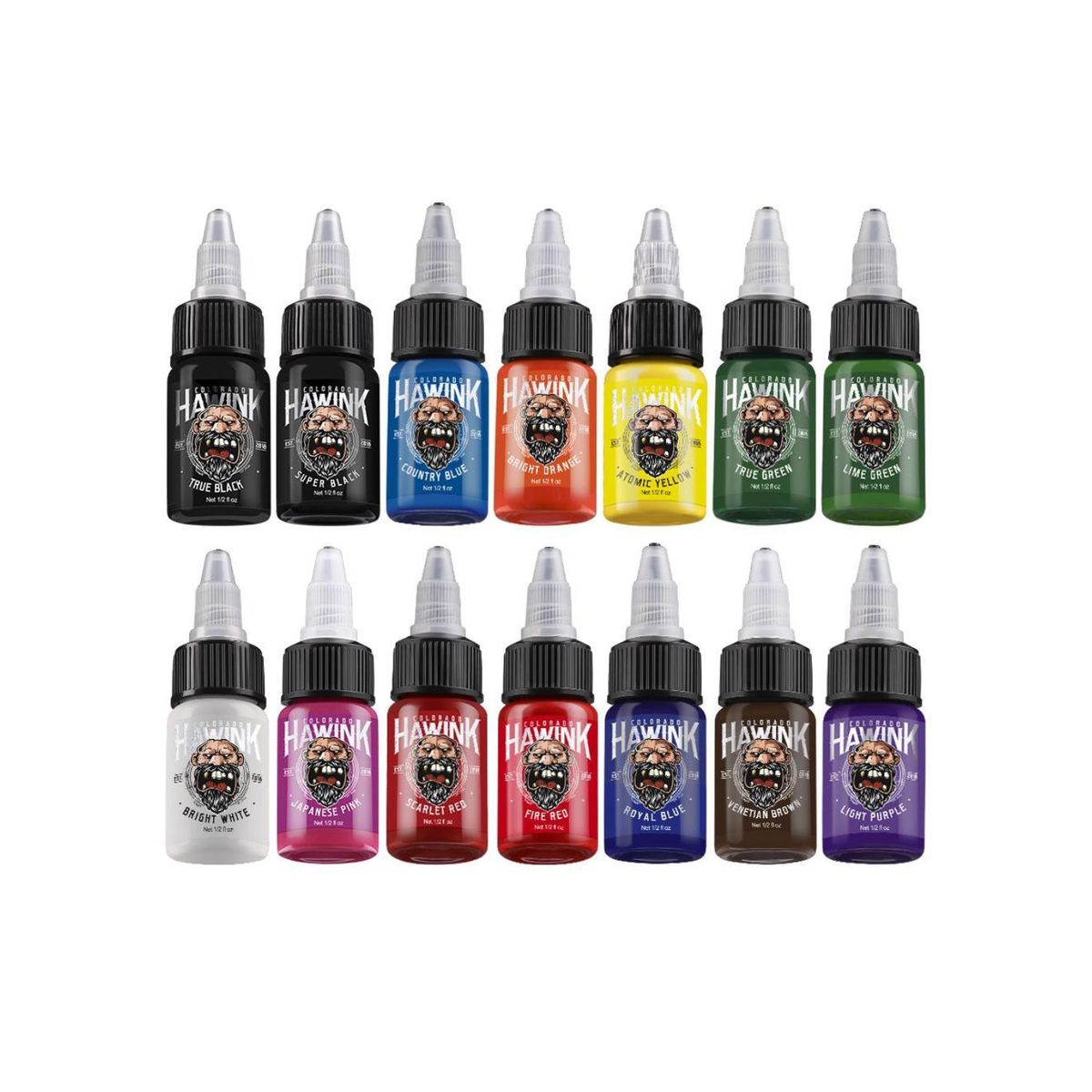 GENERICO - Tinte Para Tatuajes 15 ml Super Black Hawink