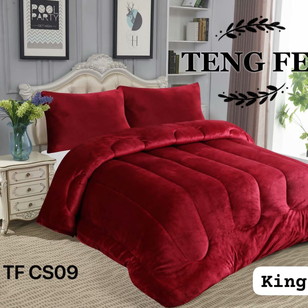 GENERICO - Cobertor  invierno plush  polar con chiporro king