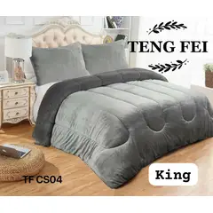 GENERICO - Cobertor invierno plush polar con chiporro king