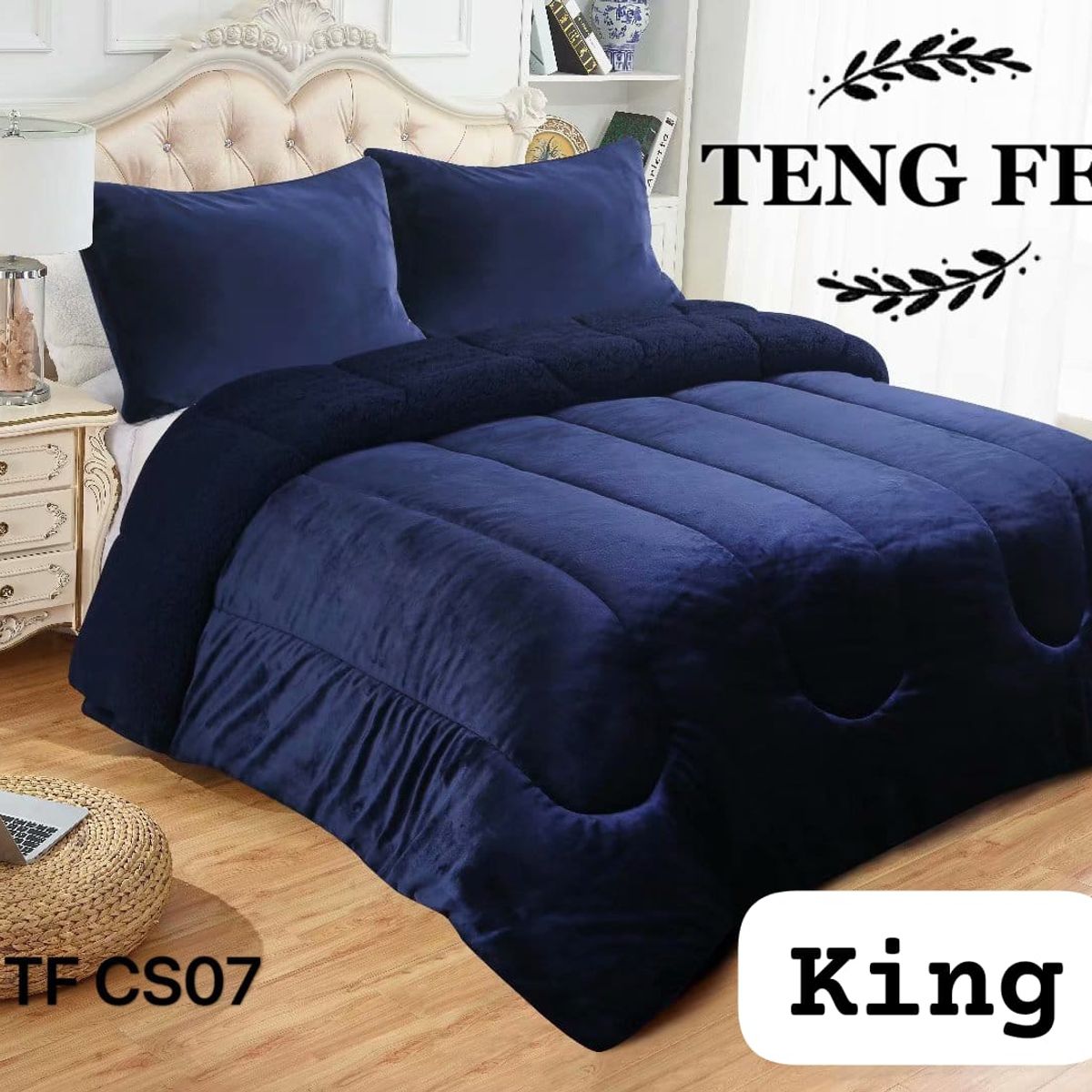 GENERICO - Cobertor  invierno plush  polar con chiporro king