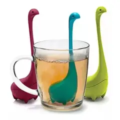 GENERICO - Pack 3 Infusor De Té Con Mango De Silicona Colador Té