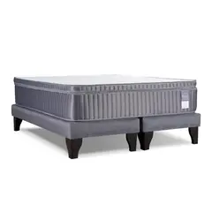 YAZZ - Cama Europea 2 plazas Sky Resortes Base Dividida
