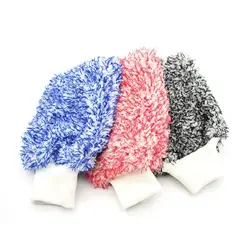 GENERICO - Guante De Lavado Microfibra Profesional Suave - Wash Mitt