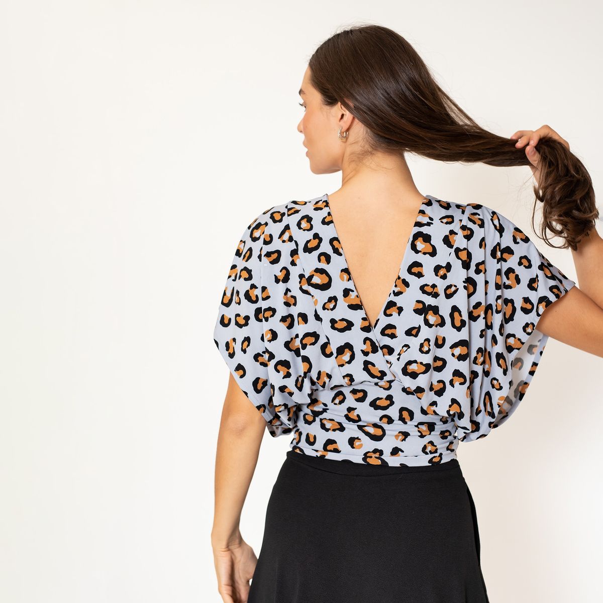 NATALIA SEGUEL - Polera Megan Animalprint Natalia Seguel