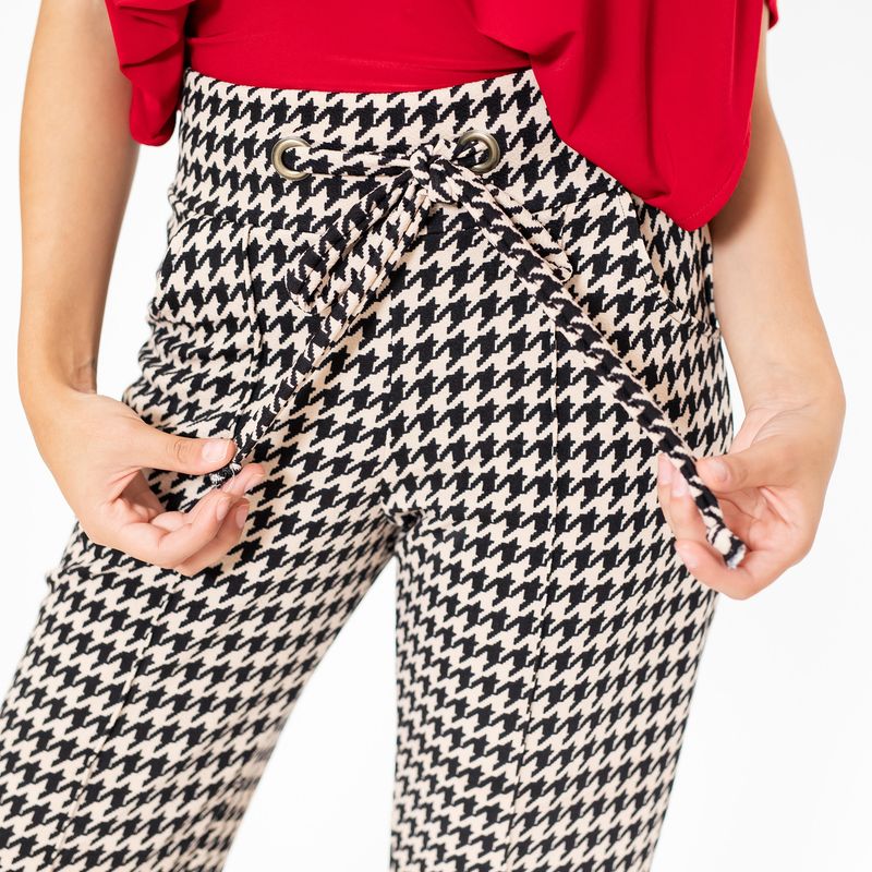 NATALIA SEGUEL - Pantalon Lucia Pie de Poule Natalia Seguel