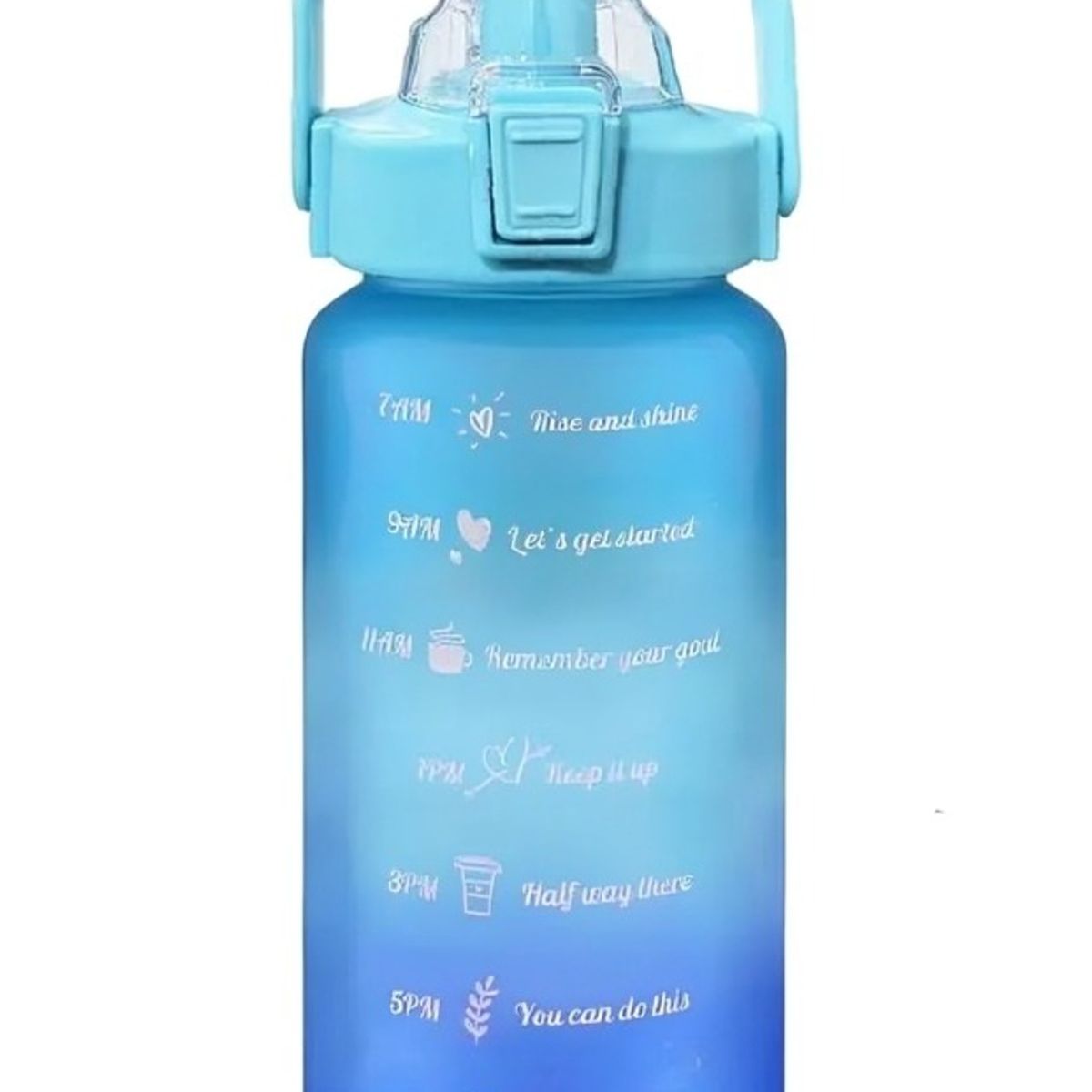 OEM - Pack 2 Botellas Agua Motivacionales De 2 Litros Y 900 Ml