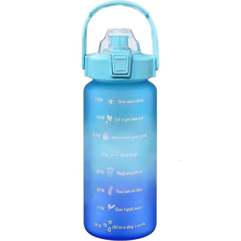 OEM - Pack 2 Botellas Agua Motivacionales De 2 Litros Y 900 Ml