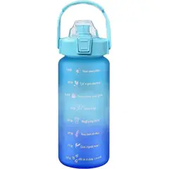 OEM - Pack 2 Botellas Agua Motivacionales De 2 Litros Y 900 Ml