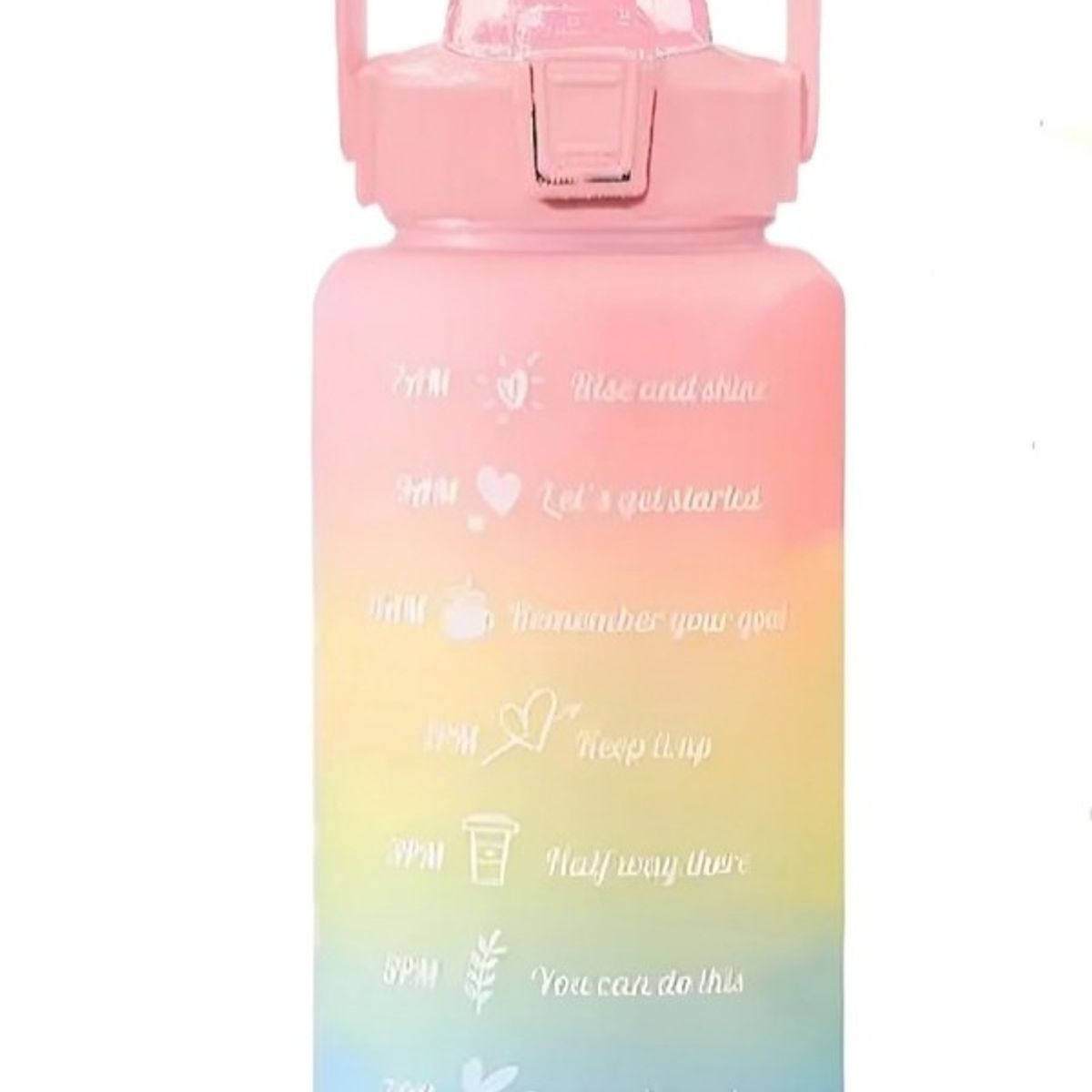 OEM - Pack 2 Botellas Agua Motivacionales De 2 Litros Y 900 Ml