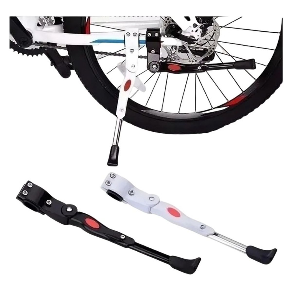 OEM - Pata Apoyo Para Bici Ajustable Soporte 100% Aluminio