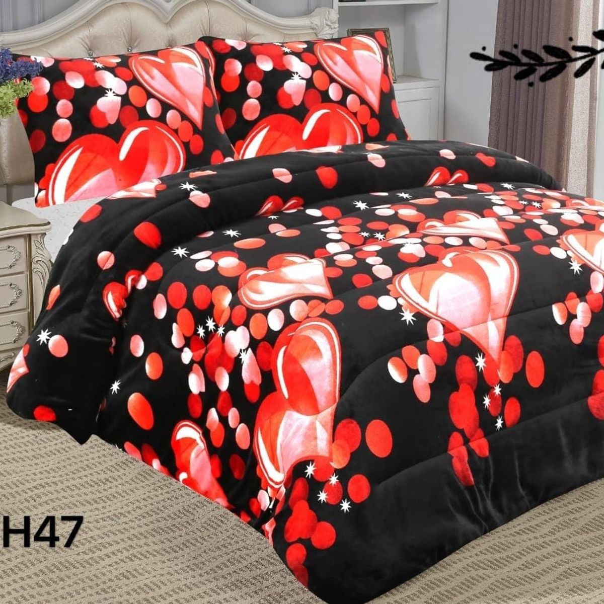 GENERICO - Cobertor  invierno plush  polar con chiporro 2plazas estampado