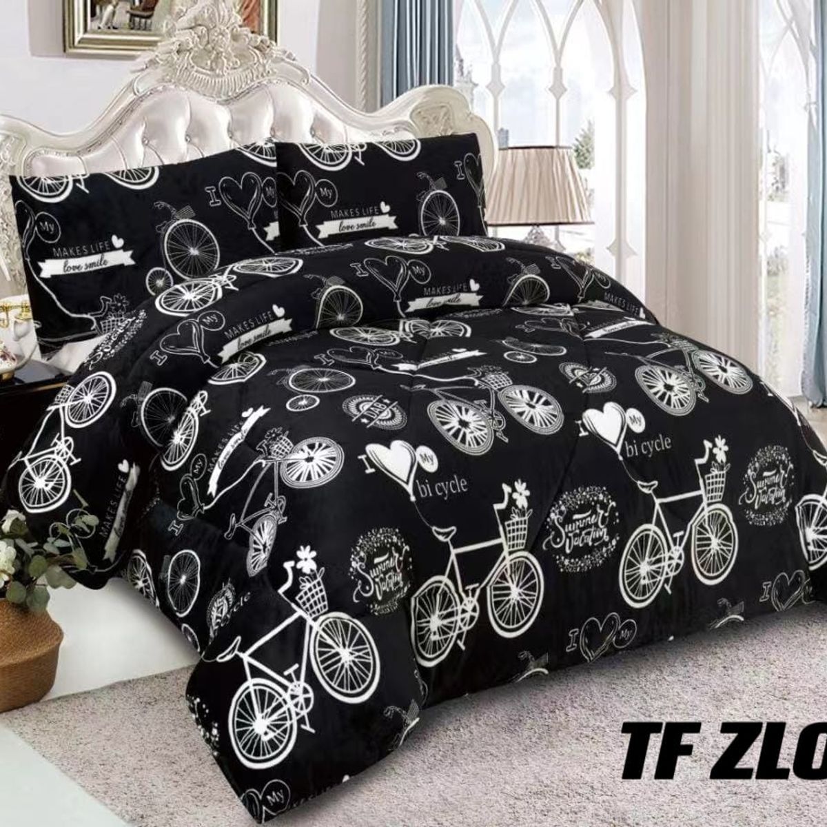 GENERICO - Cobertor  invierno plush  polar con chiporro 2plazas estampado