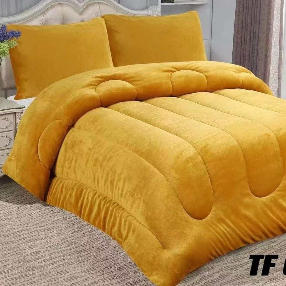 GENERICO - Cobertor  invierno plush  polar con chiporro 2plazas estampado