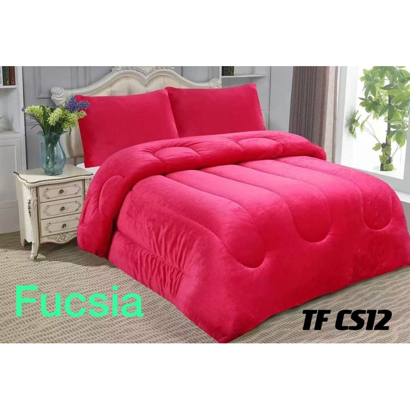 GENERICO - Cobertor  invierno plush  polar con chiporro 2plazas estampado
