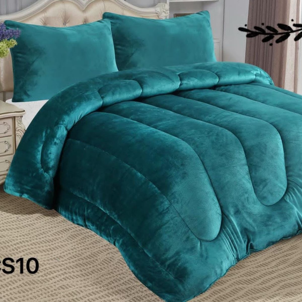 GENERICO - Cobertor  invierno plush  polar con chiporro 2plazas estampado