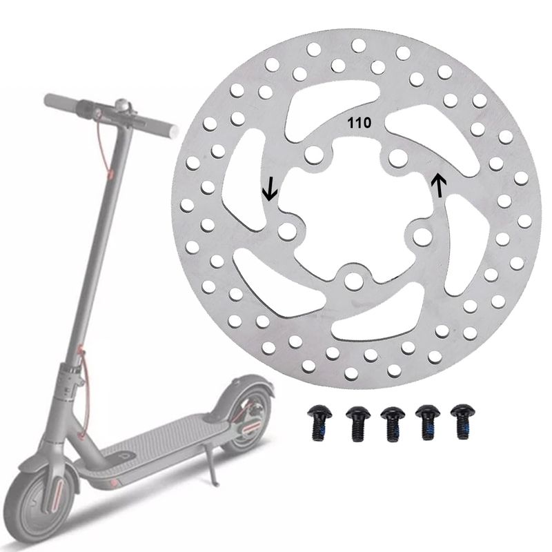 GENERICO - Disco de Freno Scooter Xiaomi M365  1S 110mm