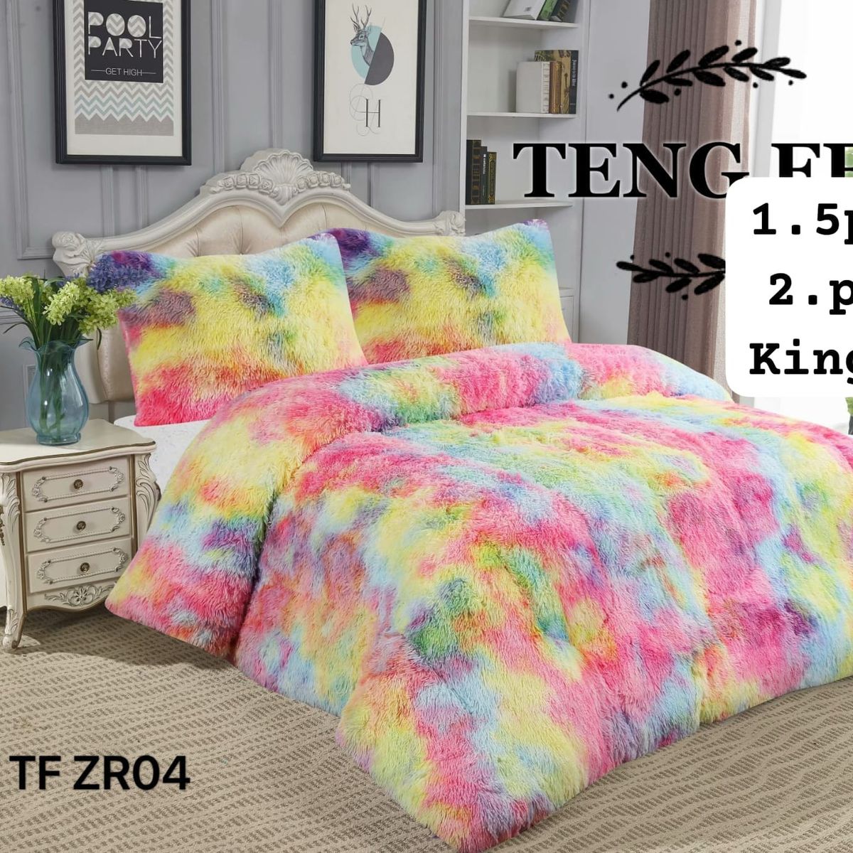 GENERICO - Cobertor  invierno peludo con chiporro 1.5p