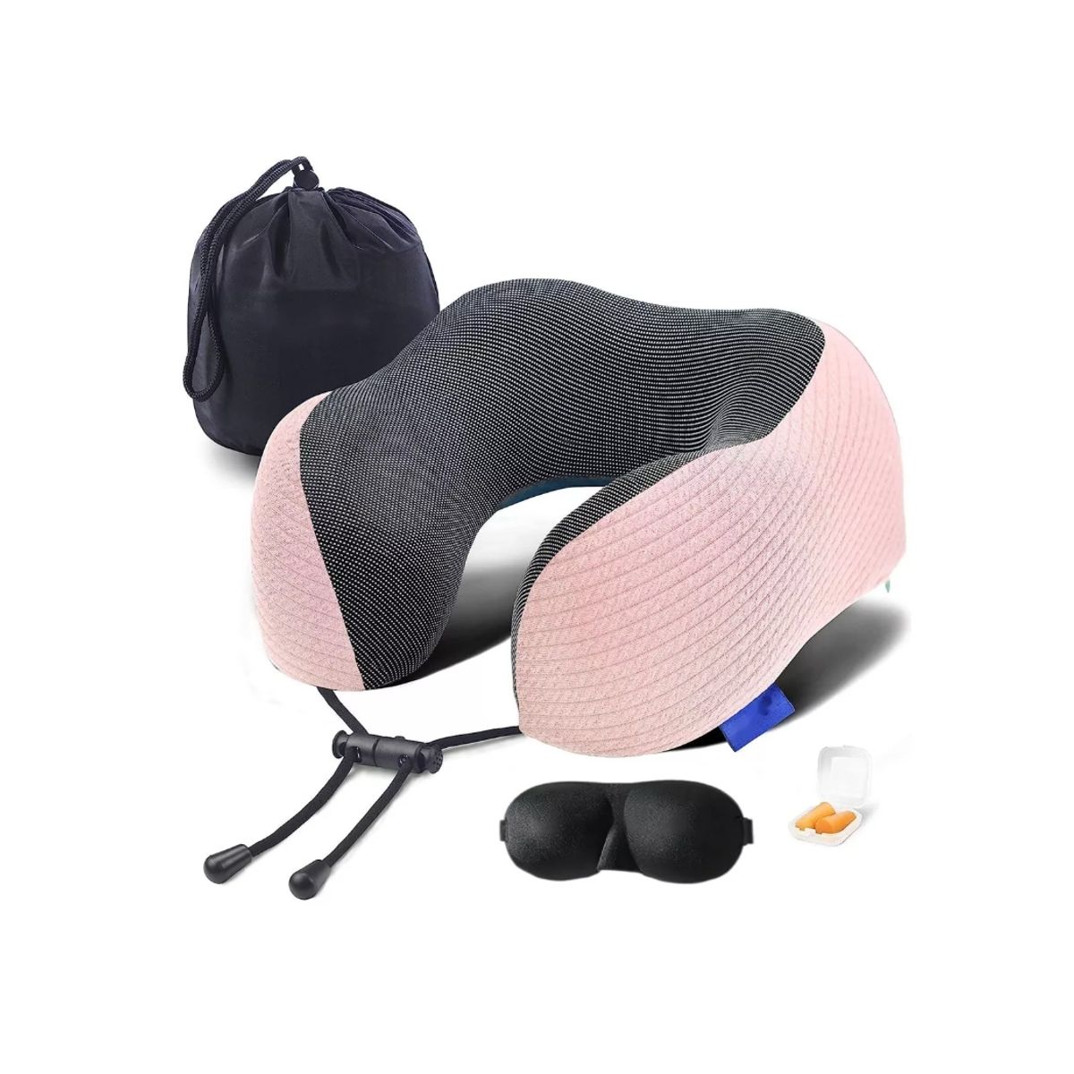 GENERICO - Almohada Viscoelastica Viaje Cuello Cojín Cómodo Y Relajante