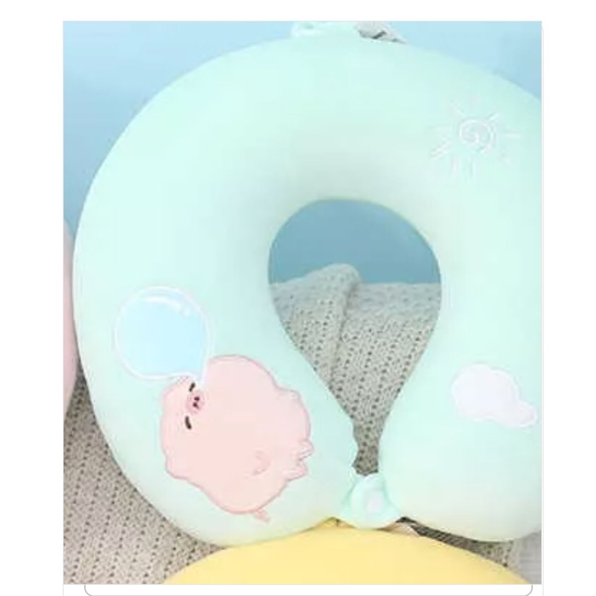 GENERICO - Almohada Cojín Cuello Cervical Viaje Auto Hogar Avión-ilahui