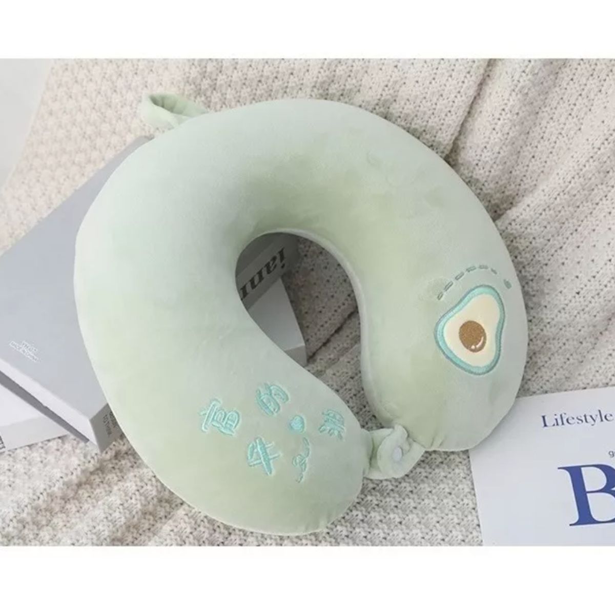 GENERICO - Almohada Cojín Cuello Cervical Viaje Auto Hogar Avión-ilahui