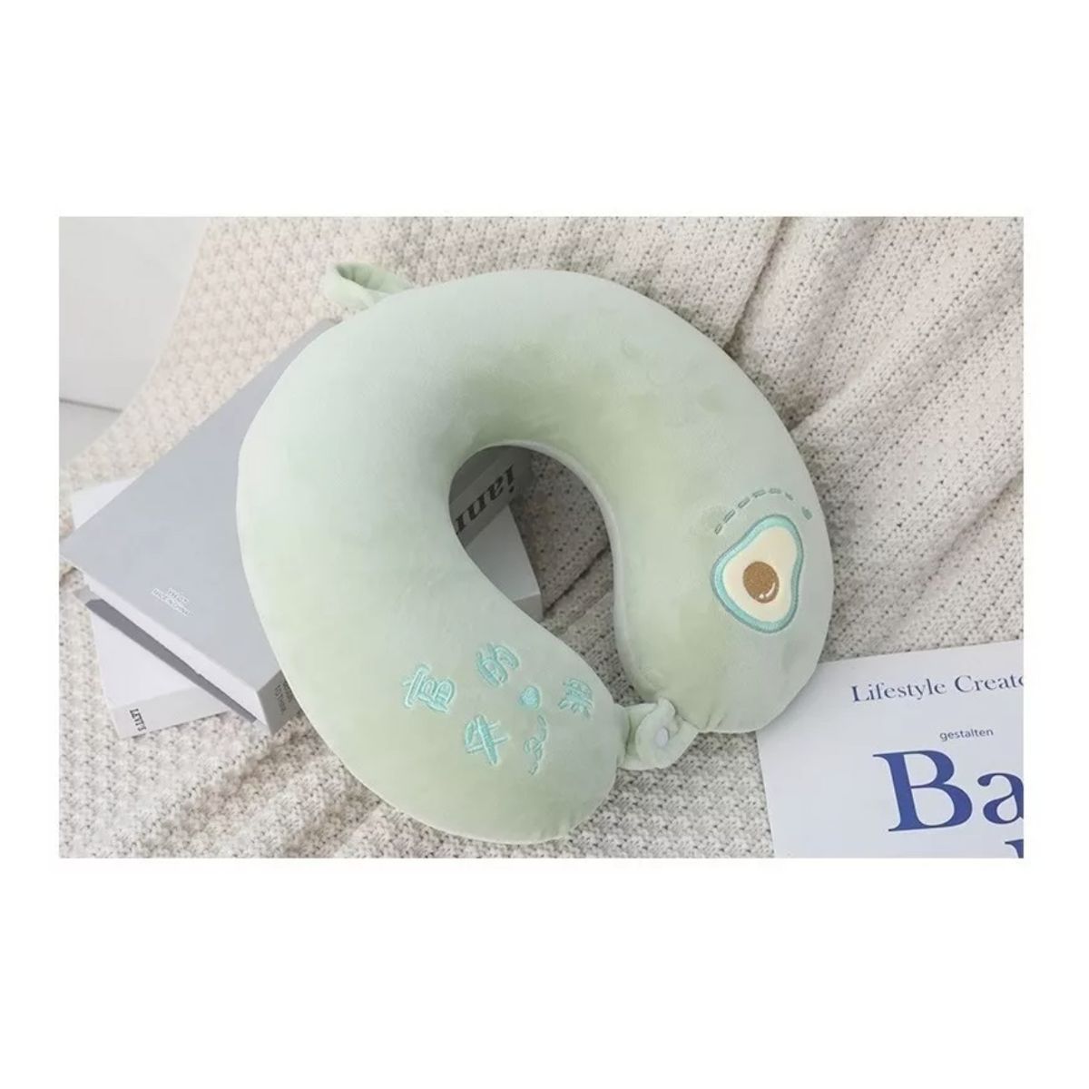 GENERICO - Almohada Cojín Cuello Cervical Viaje Auto Hogar Avión-ilahui