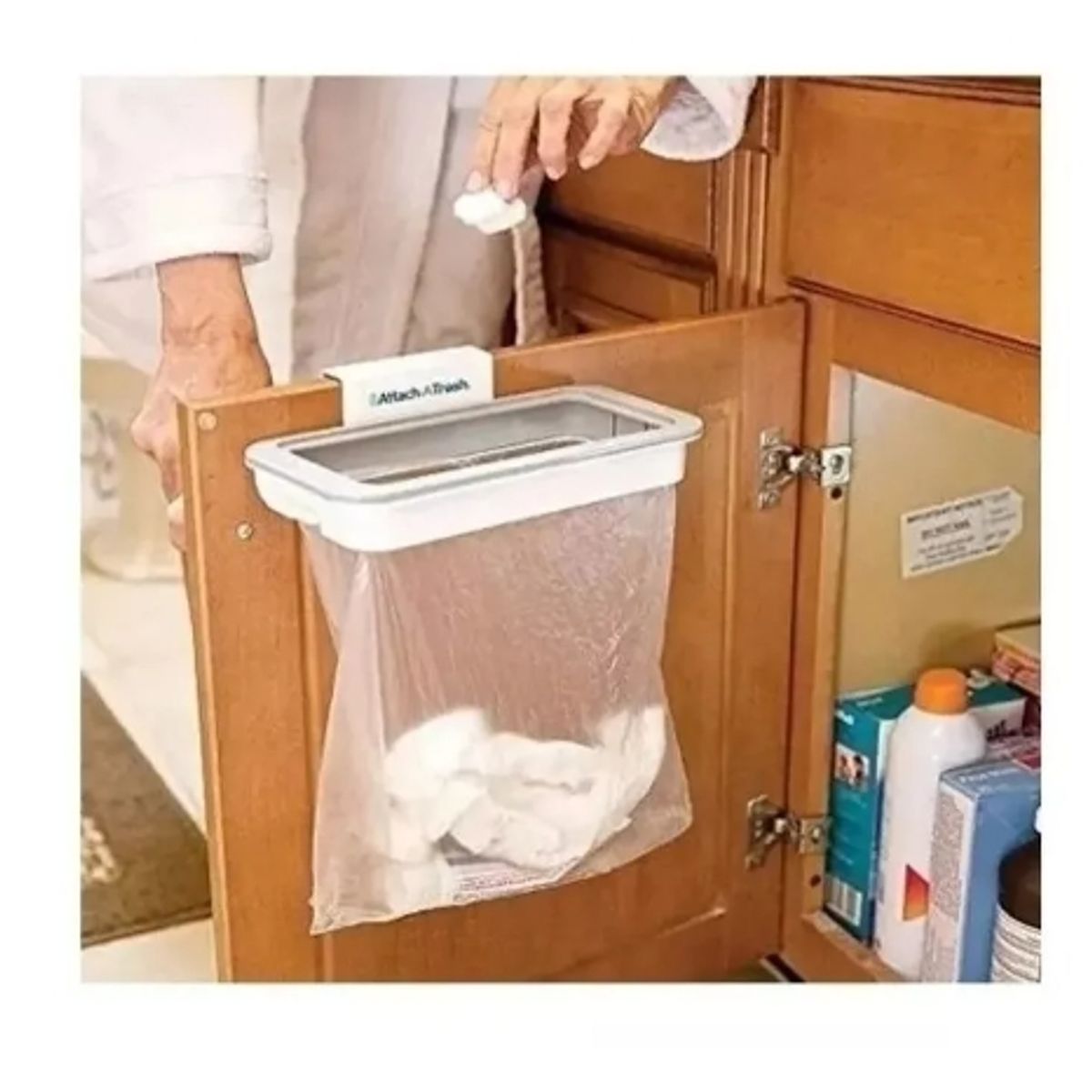 GENERICO - Basurero Para Puerta Cocina Mueble Organizador Portátil