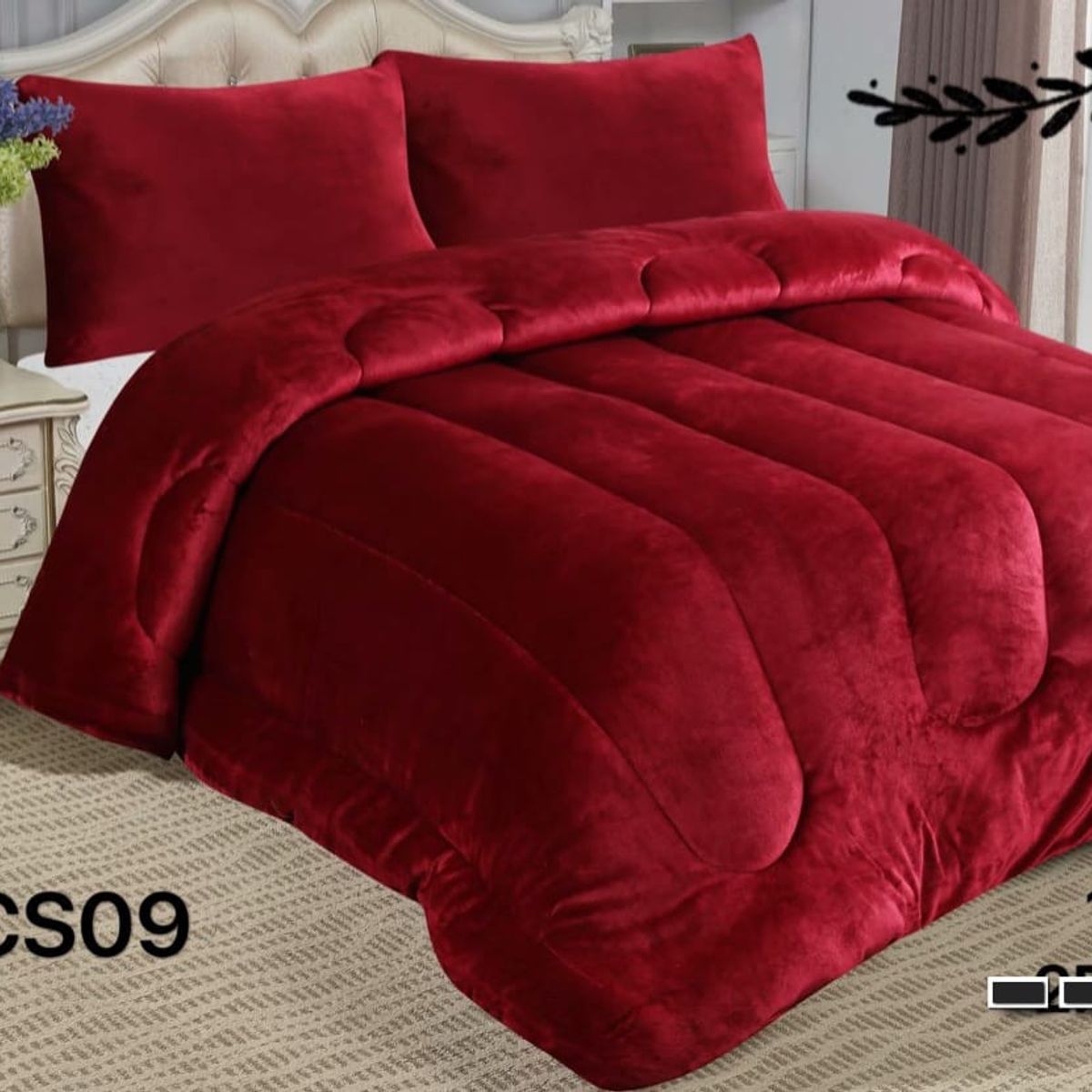 GENERICO - Cobertor  invierno plush con chiporro 1.5p
