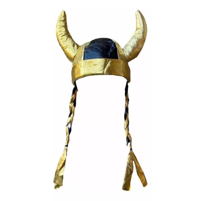 GENERICO - Sombrero Vikingo Con Trenzas Disfraz O Cosplay