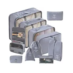GENERICO - Set 11 Organizadores De Equipaje De Viaje Bolsa Impermeable