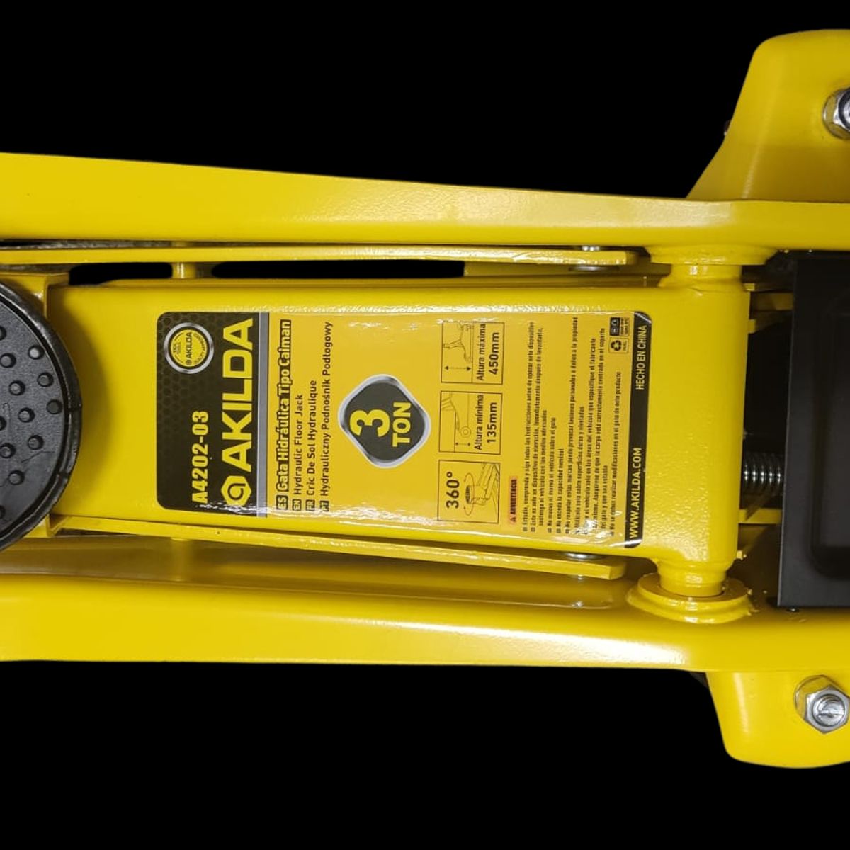 GENERICO - Gata Hidraulica Tipo Caiman 3 Toneladas