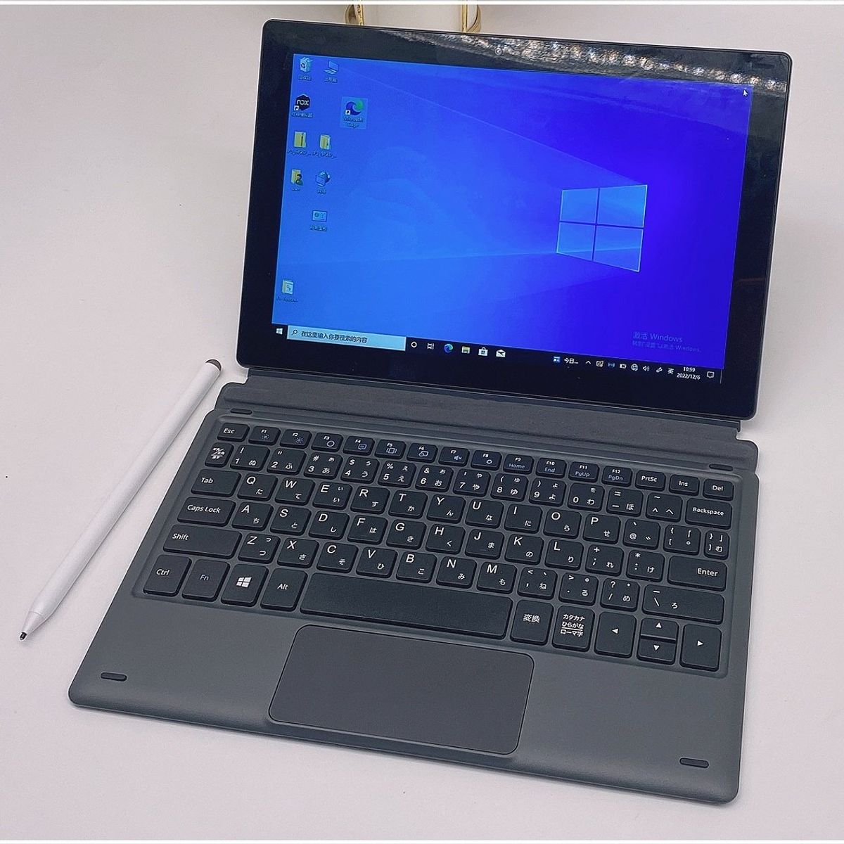 STARTECHOFFICE - Tablet 2 en 1 con Windows 10, Intel 2.8 GHz, 4GB RAM, 128GB ROM, Wi-Fi y Bluetooth 5G