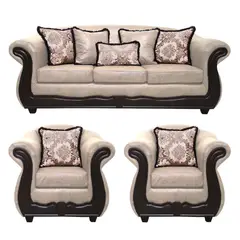 AMERICA DECORA - Living 4-1-1 Grand Búfalo Envejecido Beige