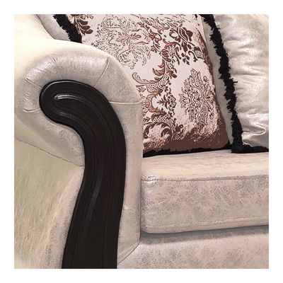 Imagen 2 del producto Living Con Resorte Estructural Búfalo 6 Cuerpos 4+1+1 Envejecido