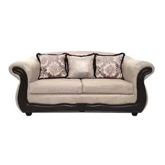 AMERICA DECORA - Sofá 3 personas Grand Búfalo Envejecido Beige