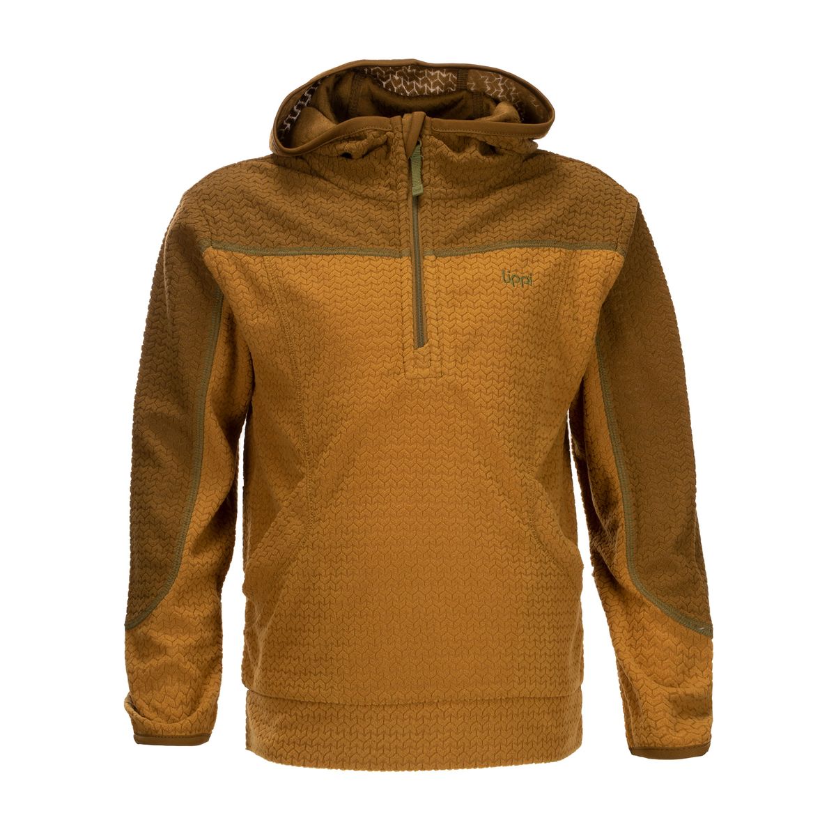 LIPPI - Poleron Niño Saltamontes Nano-F 1/4 Zip Hoody Mostaza / Mostaza Oscuro Lippi