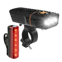 OEM - Linterna Led Bicicleta Delantera Y Trasera Usb Recargable