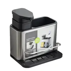 GENERICO - Dispensador Rack Organizador Lavalozas Acero Inox