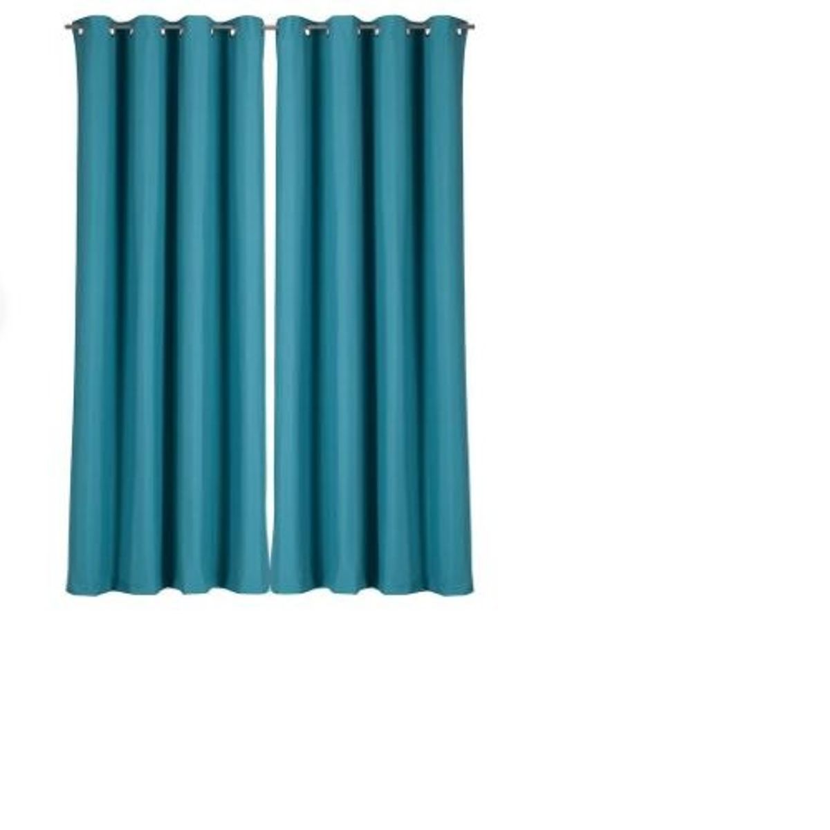GENERICO - Set de Cortinas Blackout 2 paños turquesa