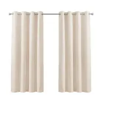 GENERICO - Set de Cortinas Blackout 2 paños BEIGE