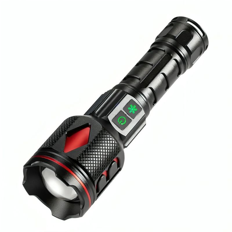 OEM - Linterna Táctica Alta Potencia Solar Recargable Usb