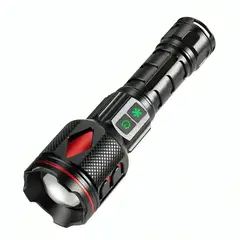OEM - Linterna Táctica Alta Potencia Solar Recargable Usb